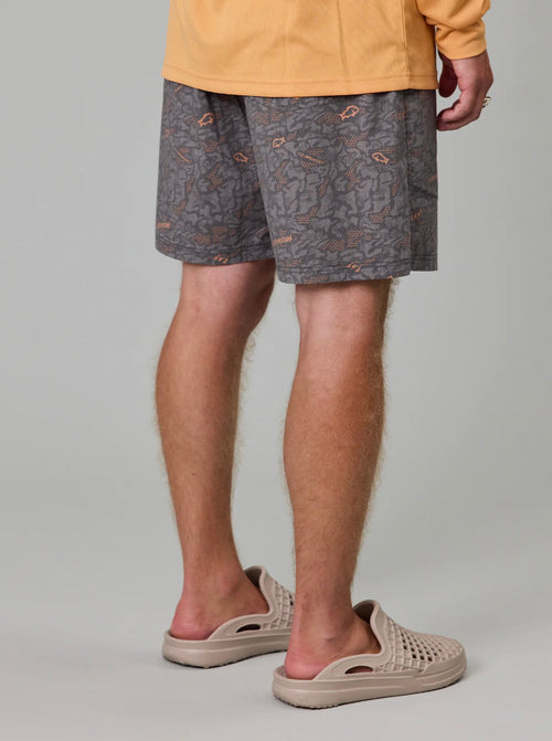 Volley Shorts Charcoal Digi Camo