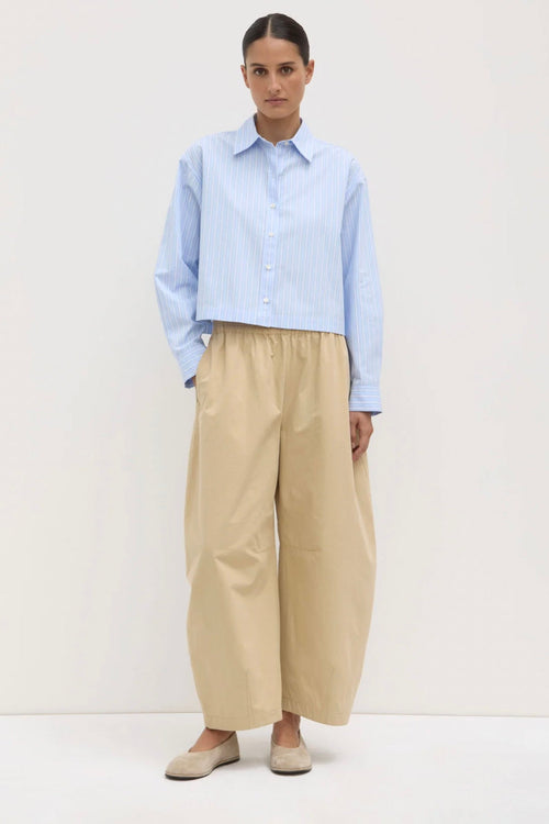 Lola Barrel Pant Tan