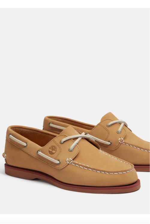 Classic Boat Shoe Beige Nubuck