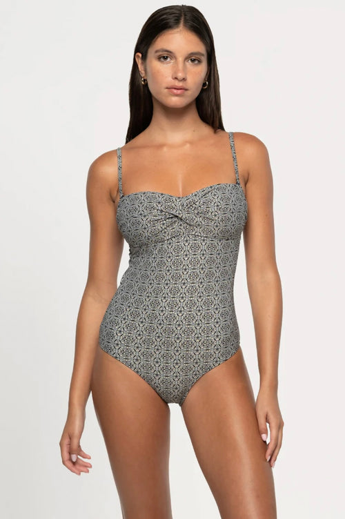 Tintilating Tile Jacinta Multifit Bandeau One Piece Black