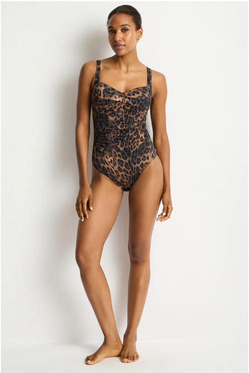 Savanna Twist Front Multifit One Piece