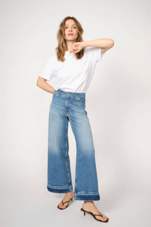 Hermina Zack Jeans Mid Blue