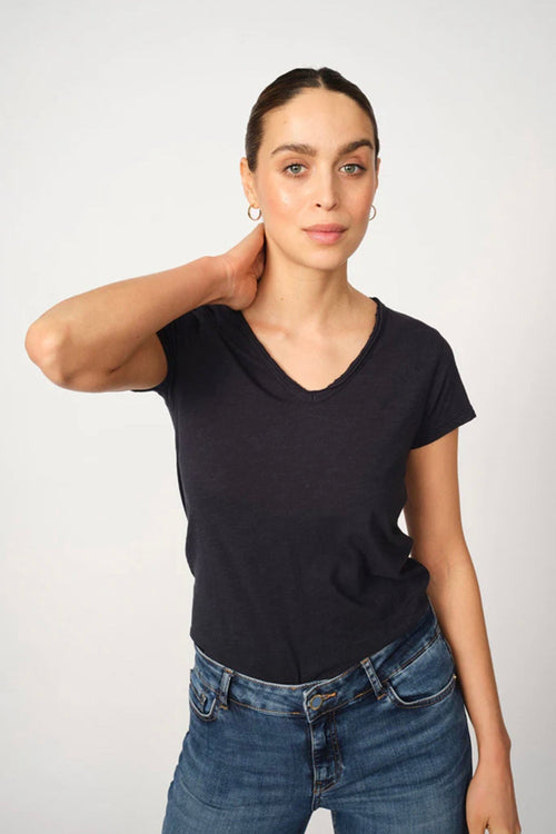 Tulli V-SS Basic Tee Salute Navy