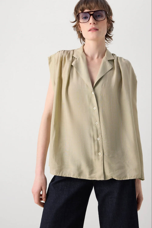 Zuno Blouse Moss Gray