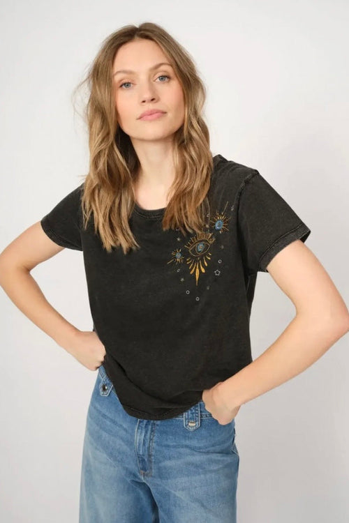 Malka O-SS Tee Black