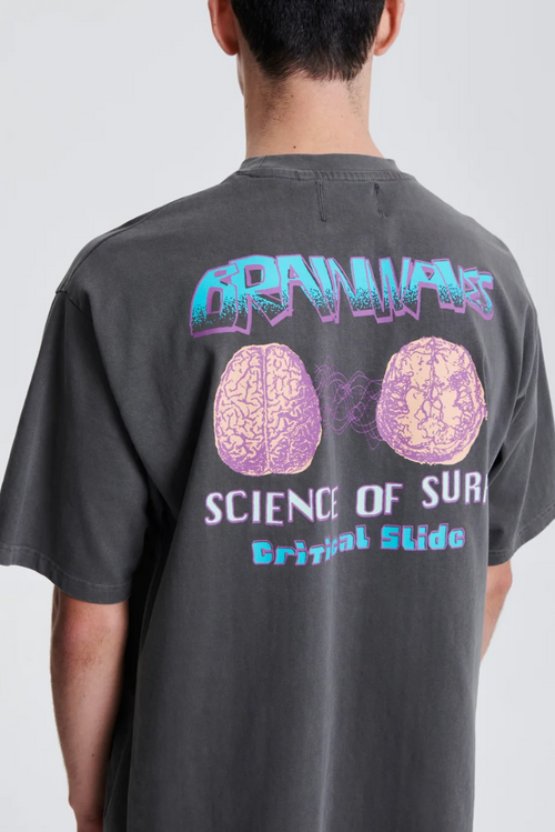 Brainwave Tee Ashphalt