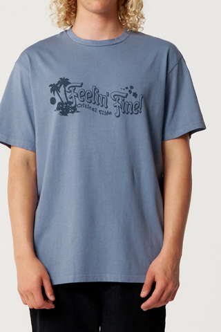 Brainwave Tee Ashphalt