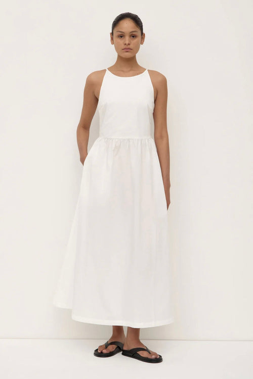 Posie Midi Dress White