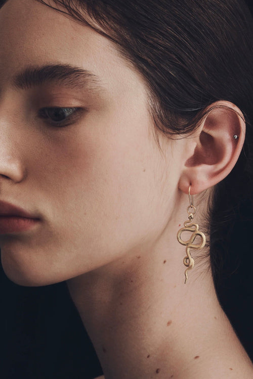 Snake Earrings G/P