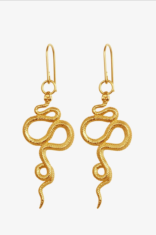 Snake Earrings G/P