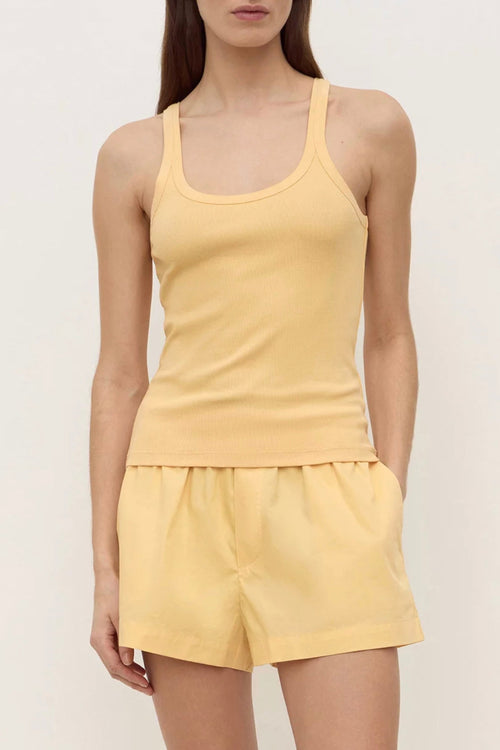 Charlie Rib Tank Sol