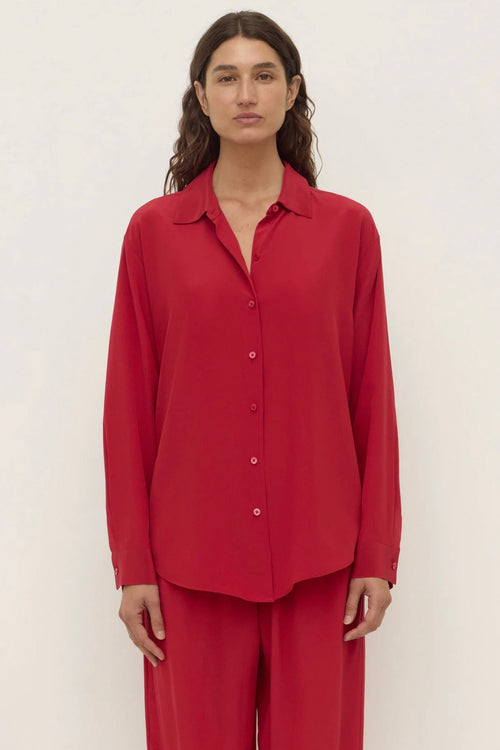 Betty Silk Shirt Mulberry