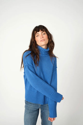Thora V-Neck Knit Fudge