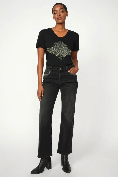Cecilia Perla Jeans Dark Grey