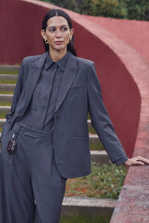 Blazer Wool Mix Anthracite