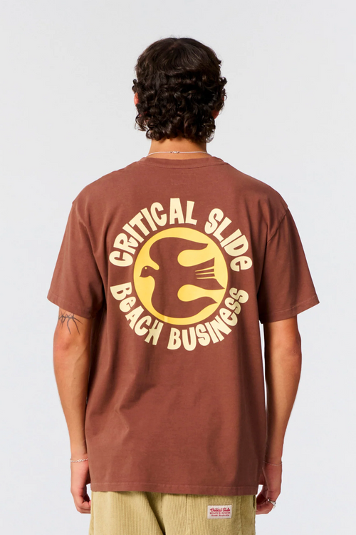 Seabird Tee Brown