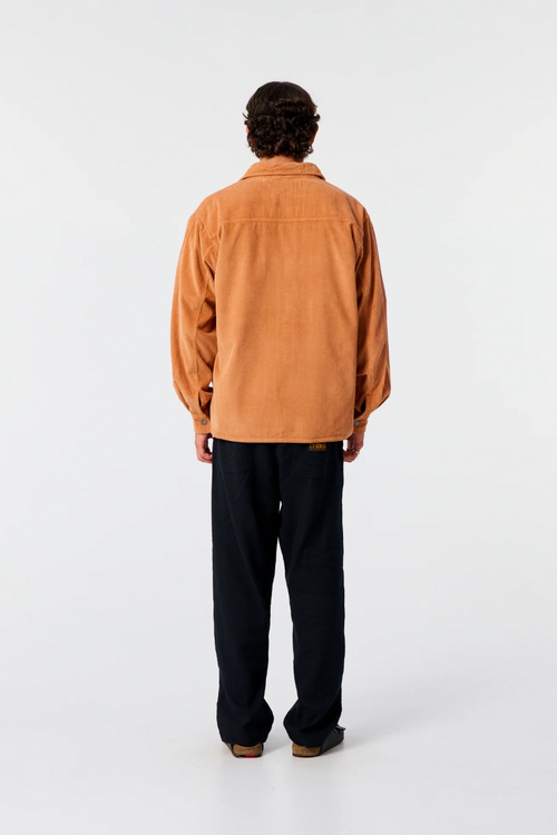 Surface Cord Overshirt Terracotta