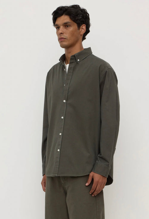 Maclean Long Sleeve Shirt Moss