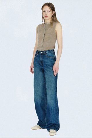 Dr Denim Hill Low Relaxed Aged Black