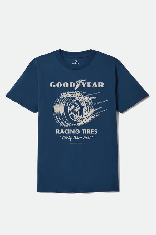 GoodYear Cheater Slick Tshirt Navy