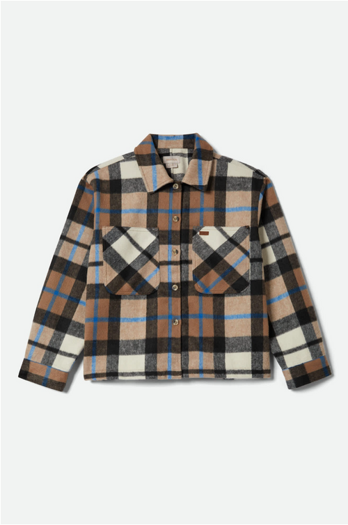Bowery W Soft Brushed Flannel Washed Black/Sand