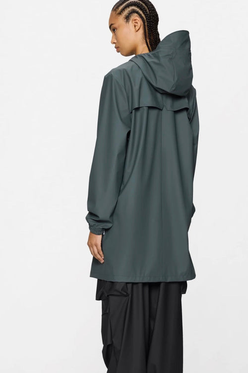 Rains Long Storm Breaker Grey