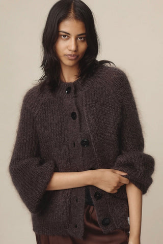 Montana Cardigan Cherry
