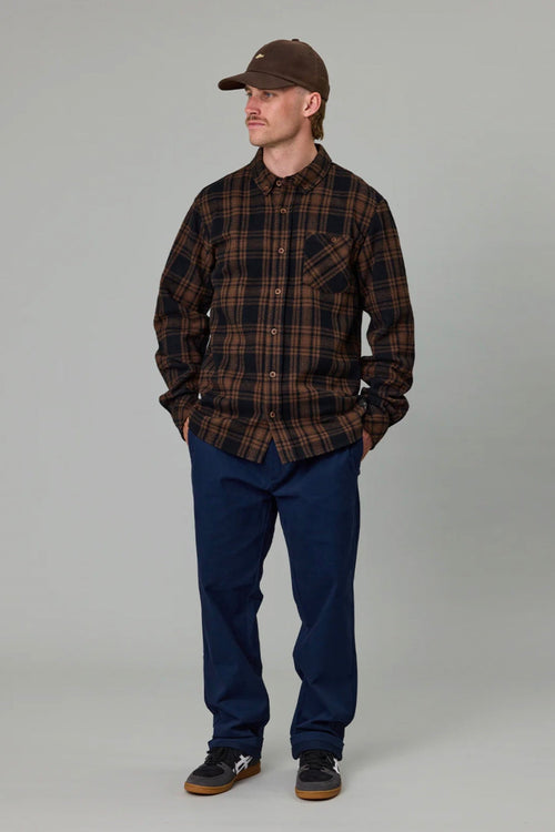 Boatyard Shirt Brown Check