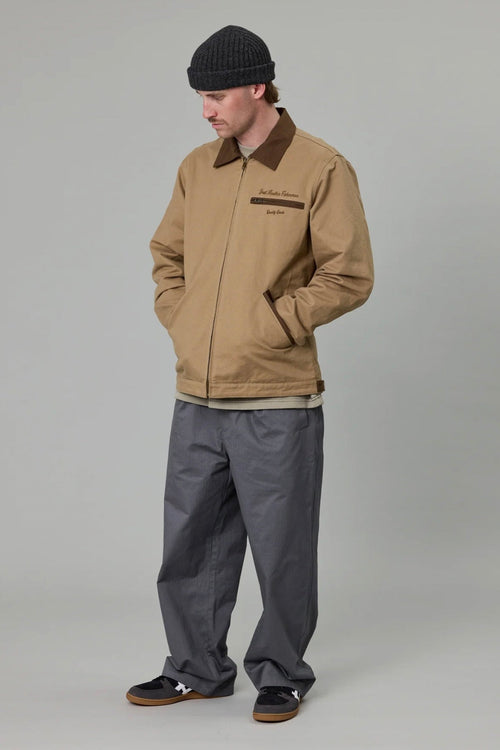 Helmans Jacket Beige/ Brown