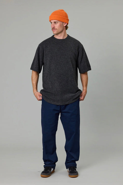 Merino Sea Tee Graphite