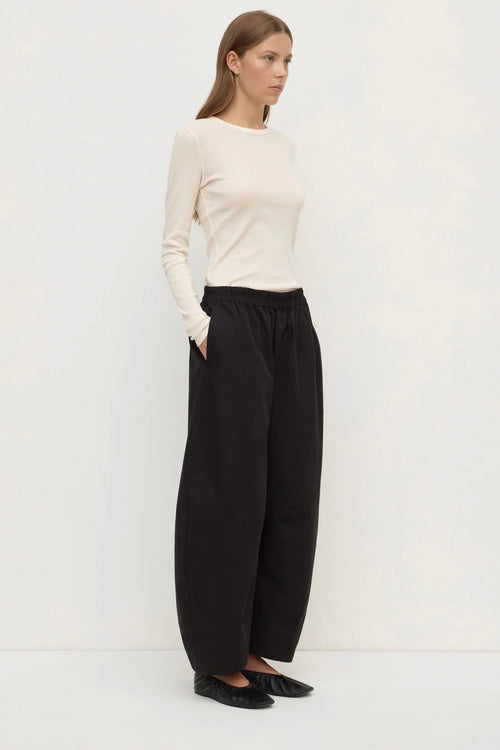 Lola Barrel Pant Black