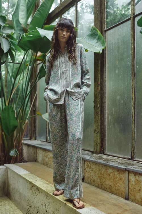 Bala Flowish Orchid Pant Green
