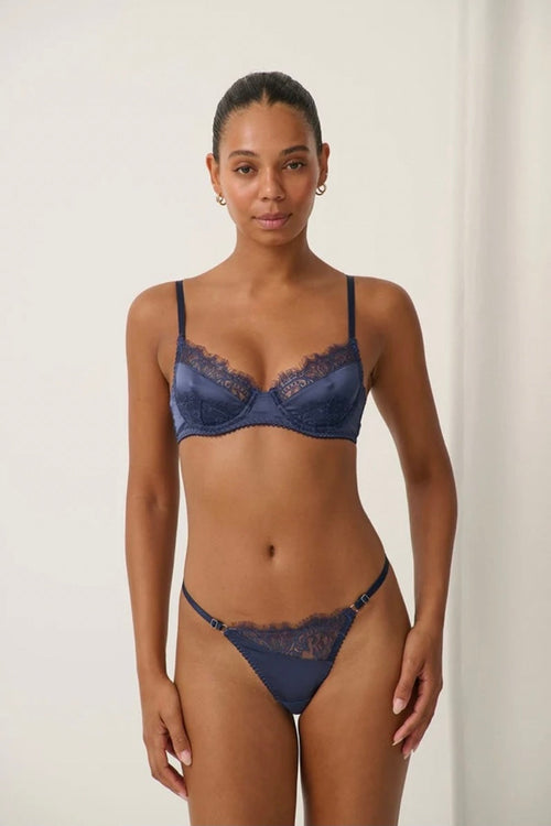 Kat The Label Rae Underwire Bra Navy