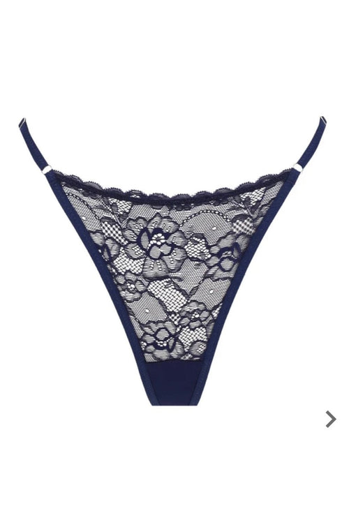 Kat The Label Rosie Thong Midnight