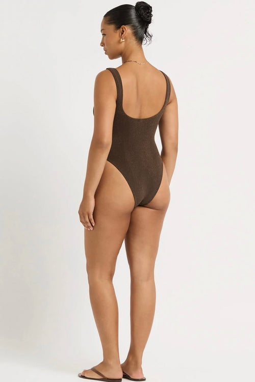 Ring Maddox One Piece Walnut Lurex Micro