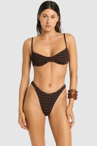Essentials Cross Front Tankini Night Sky