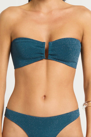 Nia One Piece Black/ Sandstone Terry