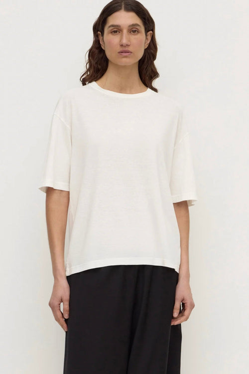 Kira Cotton Hemp Tee White
