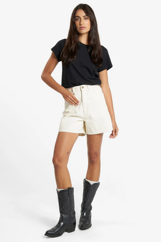 Phoebe Short Underground Noir Washed Black