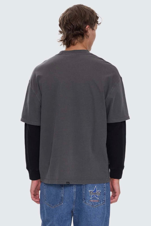 Arts & Industrial Layer Box Fit OZ LS Tee Merch Black