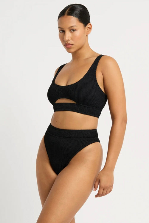 Sasha Crop Black Eco