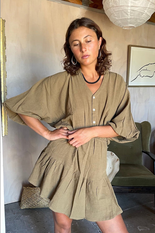 Florence Dress Khaki