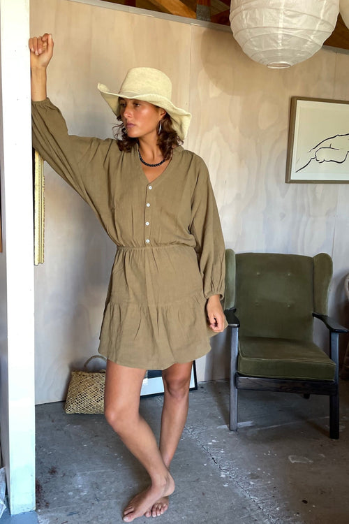 Florence Dress Khaki