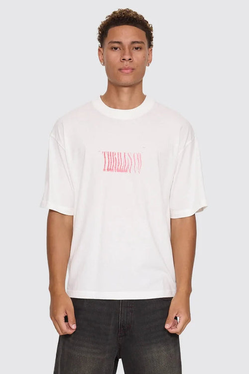 Oversize Box Crop Tee Dirty White