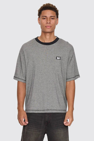 Alonzo Knit Polo Washed Charcoal