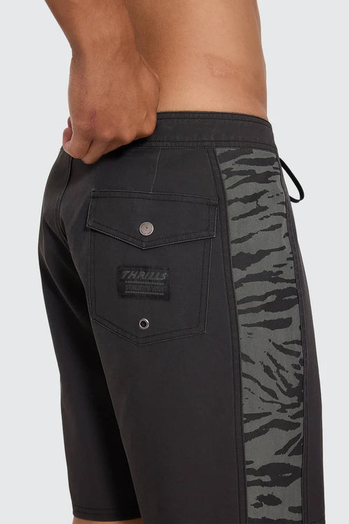 Built To Win Boardshort Black Tiger