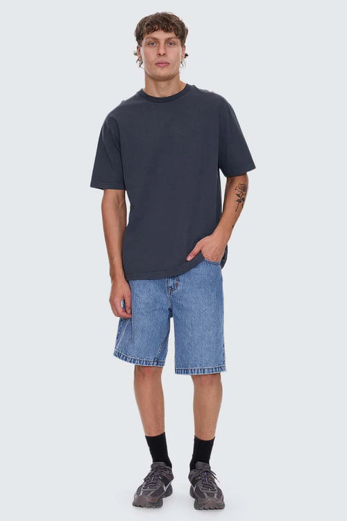 Military Oversize Fit Tee Ebony