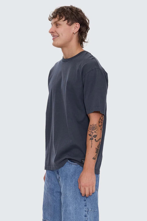 Military Oversize Fit Tee Ebony