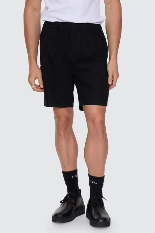 Bueno Elastic Cargo Short Black