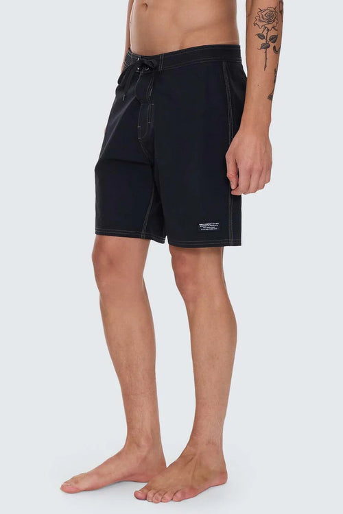 Minimal Boardshort Black Tarmac